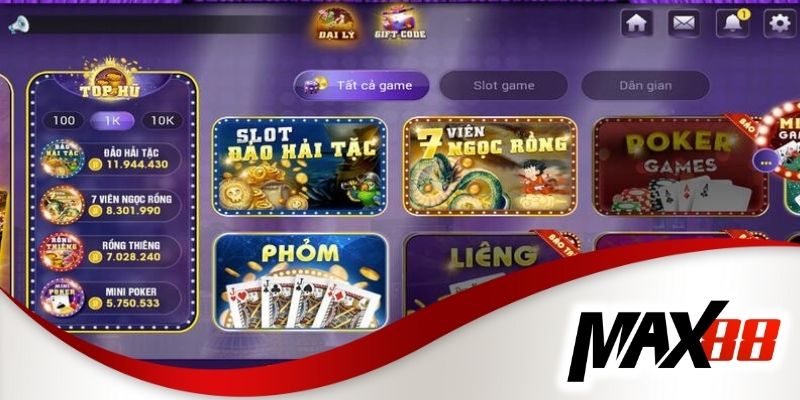 Giới thiệu tổng quan về game đánh bài online Max88 cho người chơi